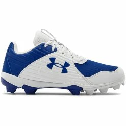 Under Armour Leadoff Low RM Youth Molded Baseball Cleats Blue