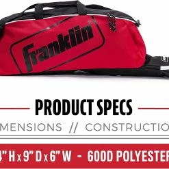 Franklin Junior Equipment Bag Black-Red -Cheap Bats Store 02eb69d7 8c6b 4d86 a660 7df3c5aad8be