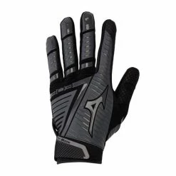 Mizuno B-303 Adult Baseball Batting Gloves Black Size S Pair