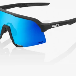 Prime Sports Midwest 100% S3 Performance Sunglasses -Cheap Bats Store 100S3BLACKBLUE