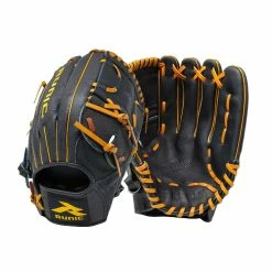 Runic Baseball & Softball Glove 12.5 Inches Black/Brown -Cheap Bats Store 3644c7b3 2f9a 41be 881e 920d3421c04f