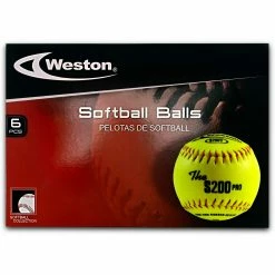 Weston S200Y Softball 12 Inches Yellow 6-Pack -Cheap Bats Store 4fcb316d 059b 4907 b9fe 0c9620266b17