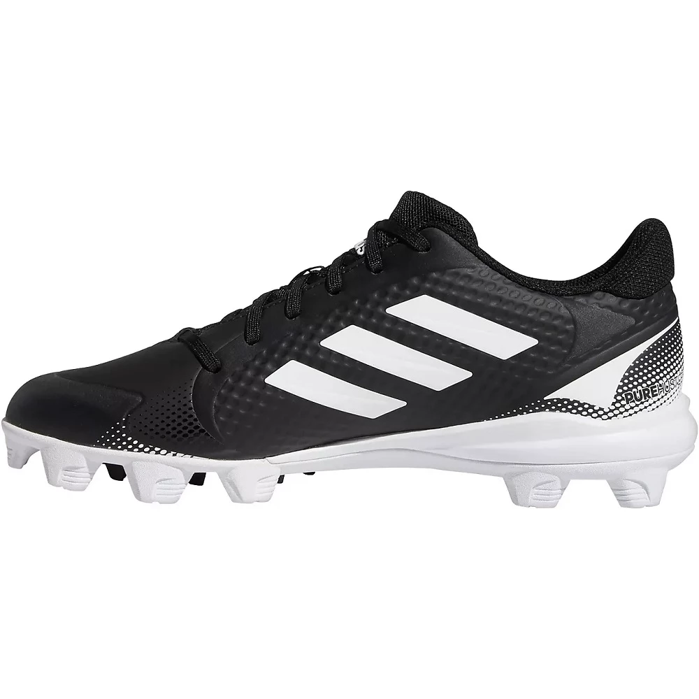 Adidas Boy’s PureHustle 2 MD Baseball Shoe Black 7 Adidas Boy’s PureHustle 2 MD Baseball Shoe Black - Image 5