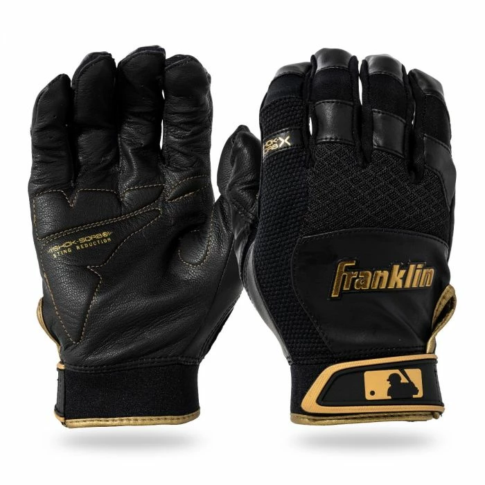 Franklin Shok-Sorb X Batting Gloves Adult Size Medium Pair 3 Franklin Shok-Sorb X Batting Gloves Adult Size Medium Pair