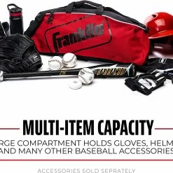 Franklin Junior Equipment Bag Black-Red -Cheap Bats Store 60bfa8ef db3a 4e00 9aed 8530c21d1ad3