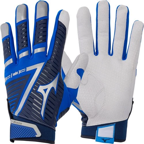 Mizuno B-303 Youth Baseball Batting Glove Blue Pair 3 Mizuno B-303 Youth Baseball Batting Glove Blue Pair
