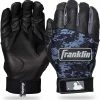 Franklin Digitek Batting Gloves Adult Pair Black Black