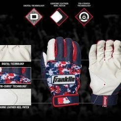 Franklin Digitek Adult Batting Gloves Navy Pair -Cheap Bats Store 81bcgBSEsL. AC SL1500