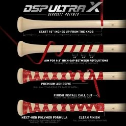 Lizard Skin DSP Ultra X Bat Grip: DSPUXB -Cheap Bats Store DSPUltraXTechnicalSliderDesktop3