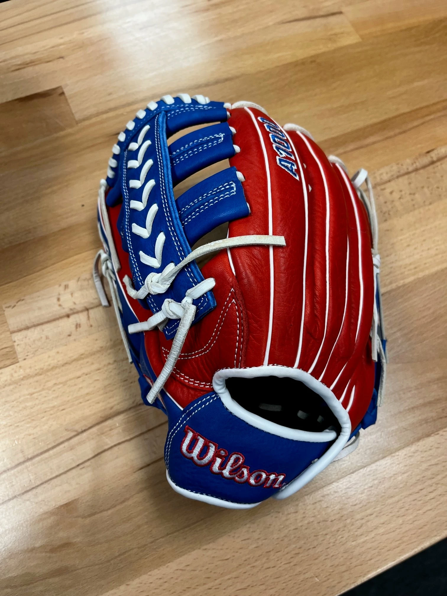 Wilson 2022 A1000 PF1892 RWB 12.25" GLOVE: WBW1008401225 8 Wilson 2022 A1000 PF1892 RWB 12.25" GLOVE: WBW1008401225 - Image 6