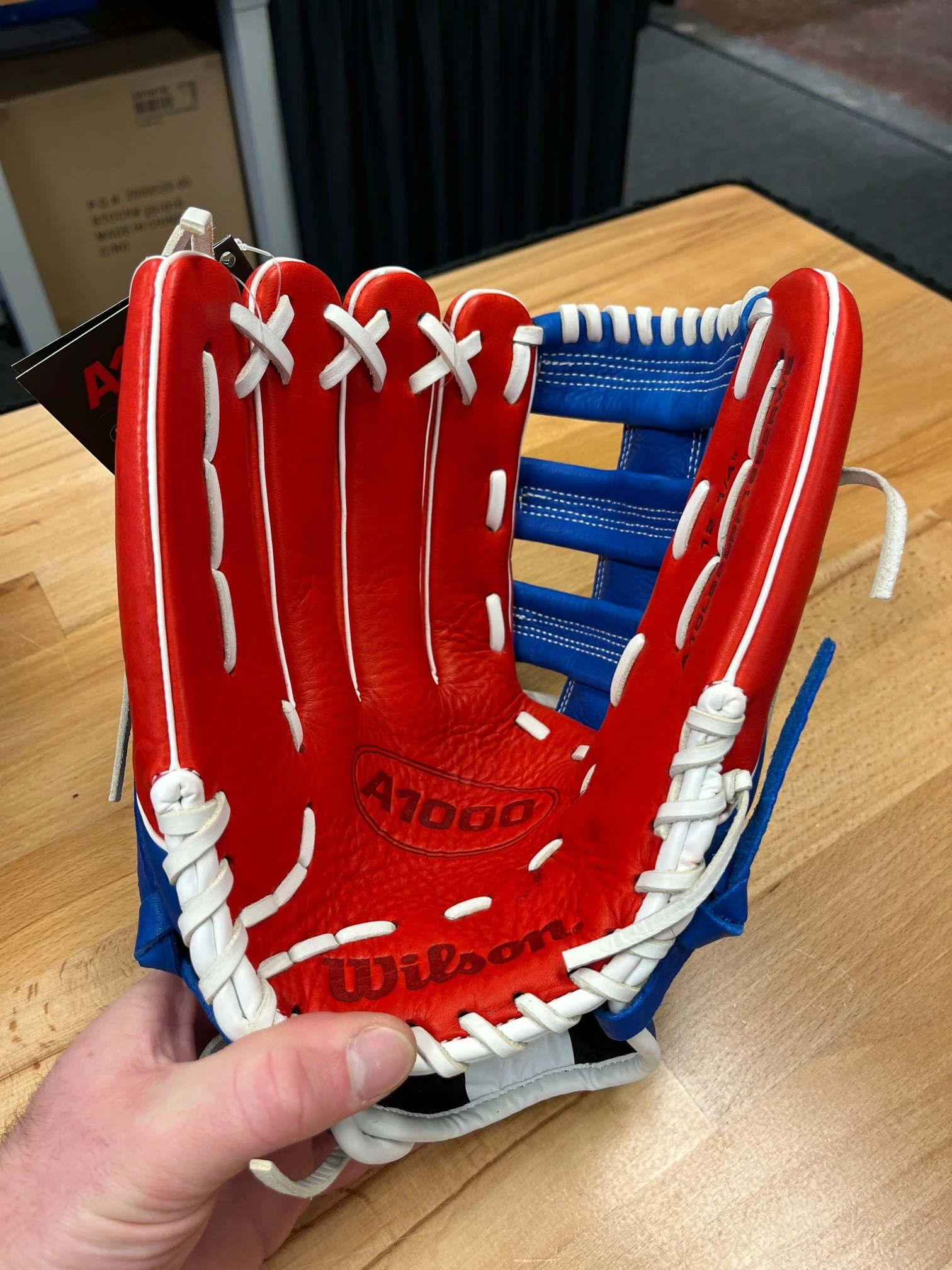 Wilson 2022 A1000 PF1892 RWB 12.25" GLOVE: WBW1008401225 7 Wilson 2022 A1000 PF1892 RWB 12.25" GLOVE: WBW1008401225 - Image 5
