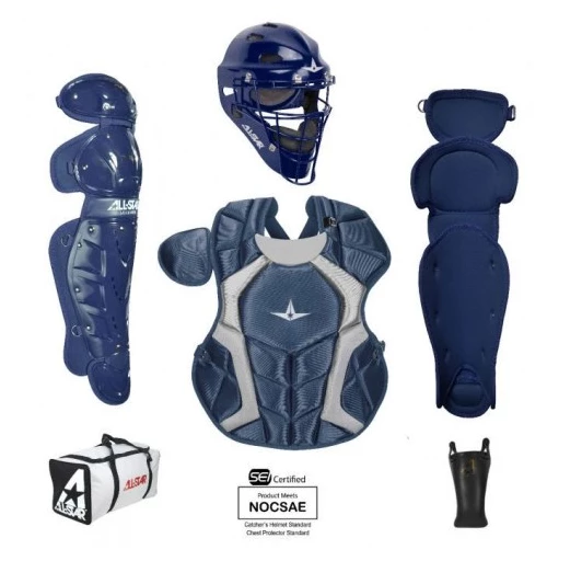 All-Star Sports ALL-STAR PLAYERS SERIES CATCHER'S GEAR SET AGES 9-12, 15.5" 6 All-Star Sports ALL-STAR PLAYERS SERIES CATCHER'S GEAR SET AGES 9-12, 15.5" - Image 4