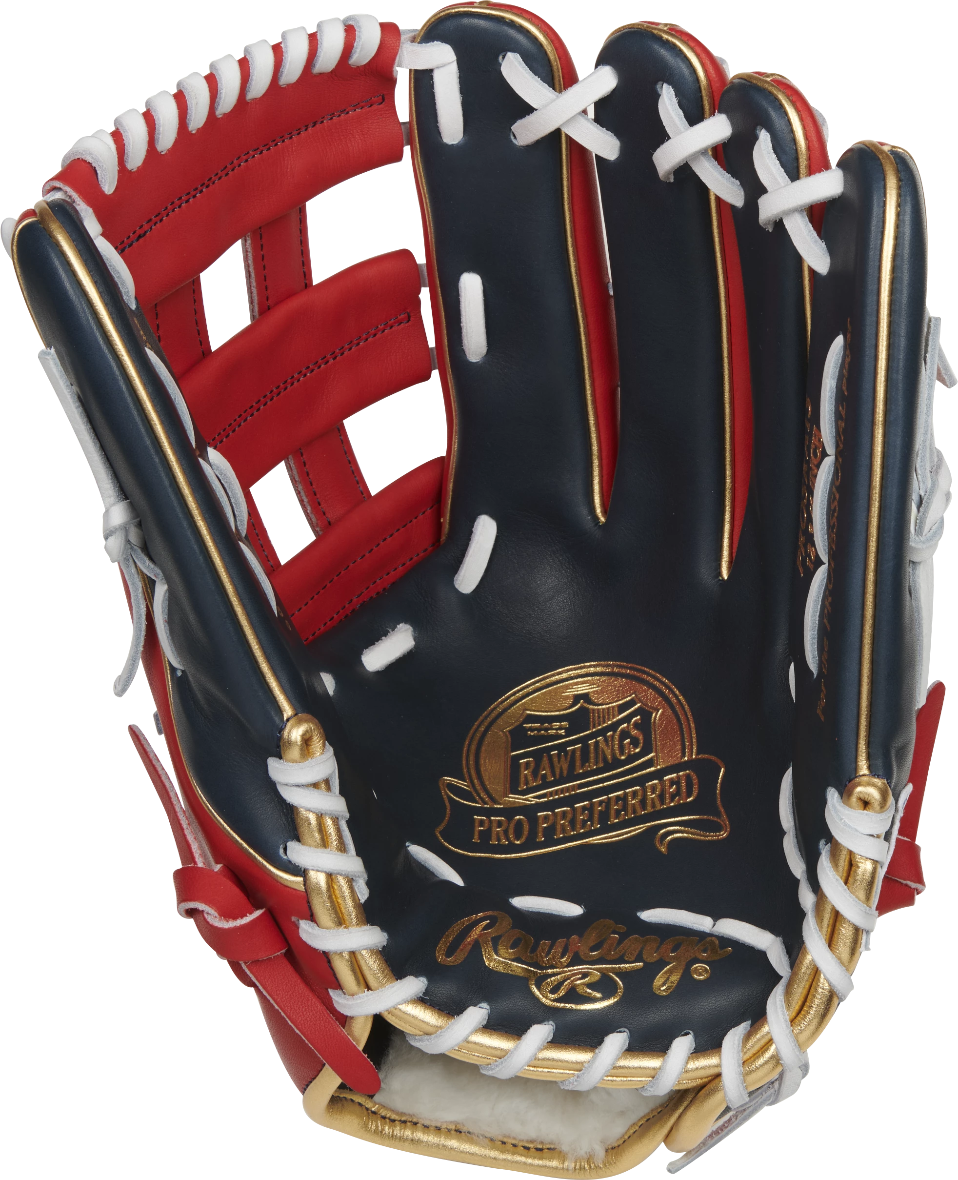 Rawlings Pro Preferred 12.75 In Baseball Glove PROSRA13 3 Rawlings Pro Preferred 12.75 In Baseball Glove PROSRA13