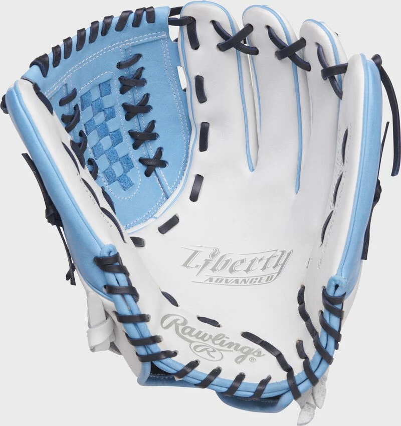 RAWLINGS LIBERTY ADVANCED COLOR SERIES 12.5-INCH FASTPITCH GLOVE: RLA125-18WCBN 4 RAWLINGS LIBERTY ADVANCED COLOR SERIES 12.5-INCH FASTPITCH GLOVE: RLA125-18WCBN - Image 2