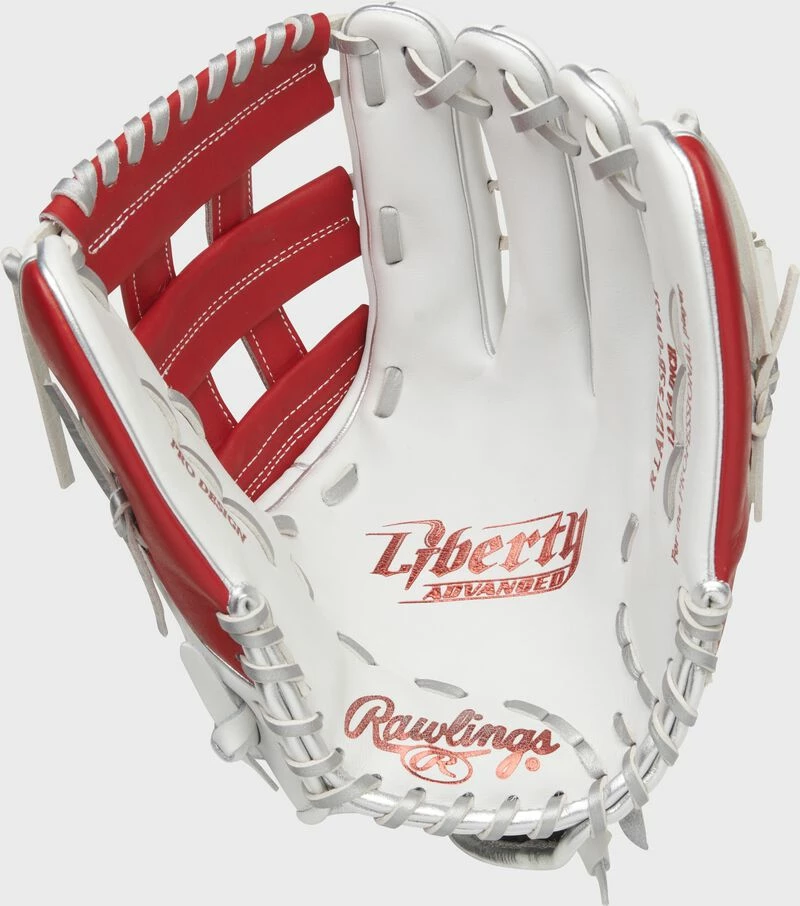 RAWLINGS LIBERTY ADVANCED COLOR SERIES 12.75-INCH OUTFIELD GLOVE: RLA1275SB-6WSP 4 RAWLINGS LIBERTY ADVANCED COLOR SERIES 12.75-INCH OUTFIELD GLOVE: RLA1275SB-6WSP - Image 2