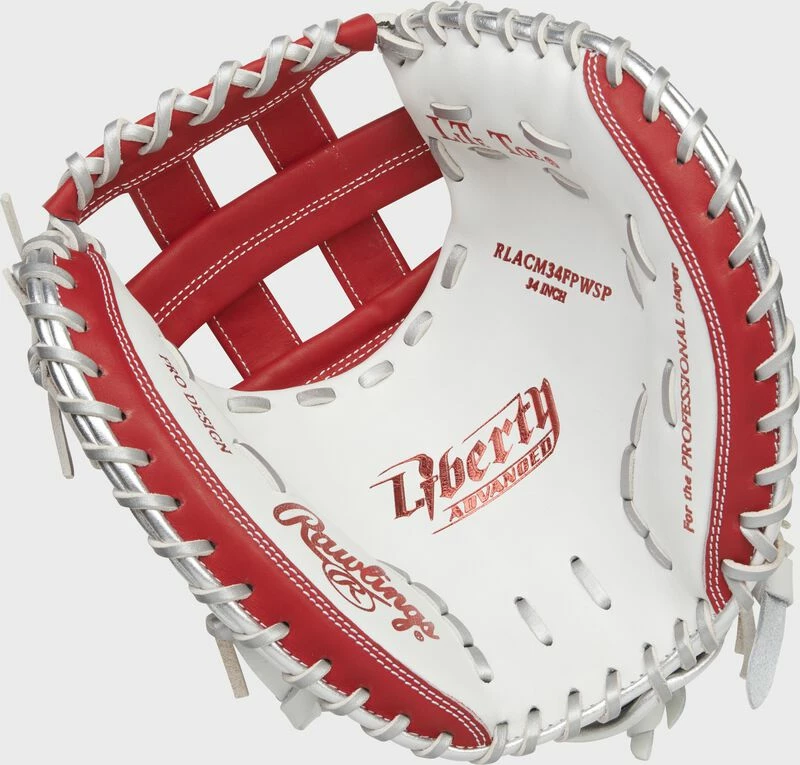 RAWLINGS LIBERTY ADVANCED COLOR SERIES 34-INCH CATCHER'S MITT: RLACM34FPWSP 4 RAWLINGS LIBERTY ADVANCED COLOR SERIES 34-INCH CATCHER'S MITT: RLACM34FPWSP - Image 2