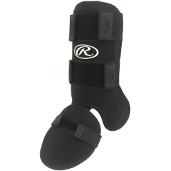 Rawlings Baseball Softball Hitters Leg Guard Black
