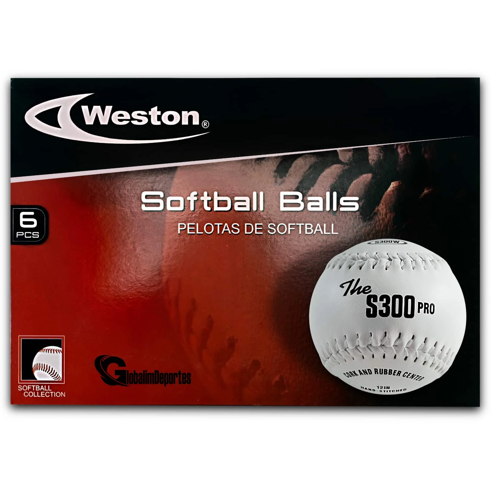 Weston S300W Softball 12 Inches White 6-Pack 6 Weston S300W Softball 12 Inches White 6-Pack - Image 4