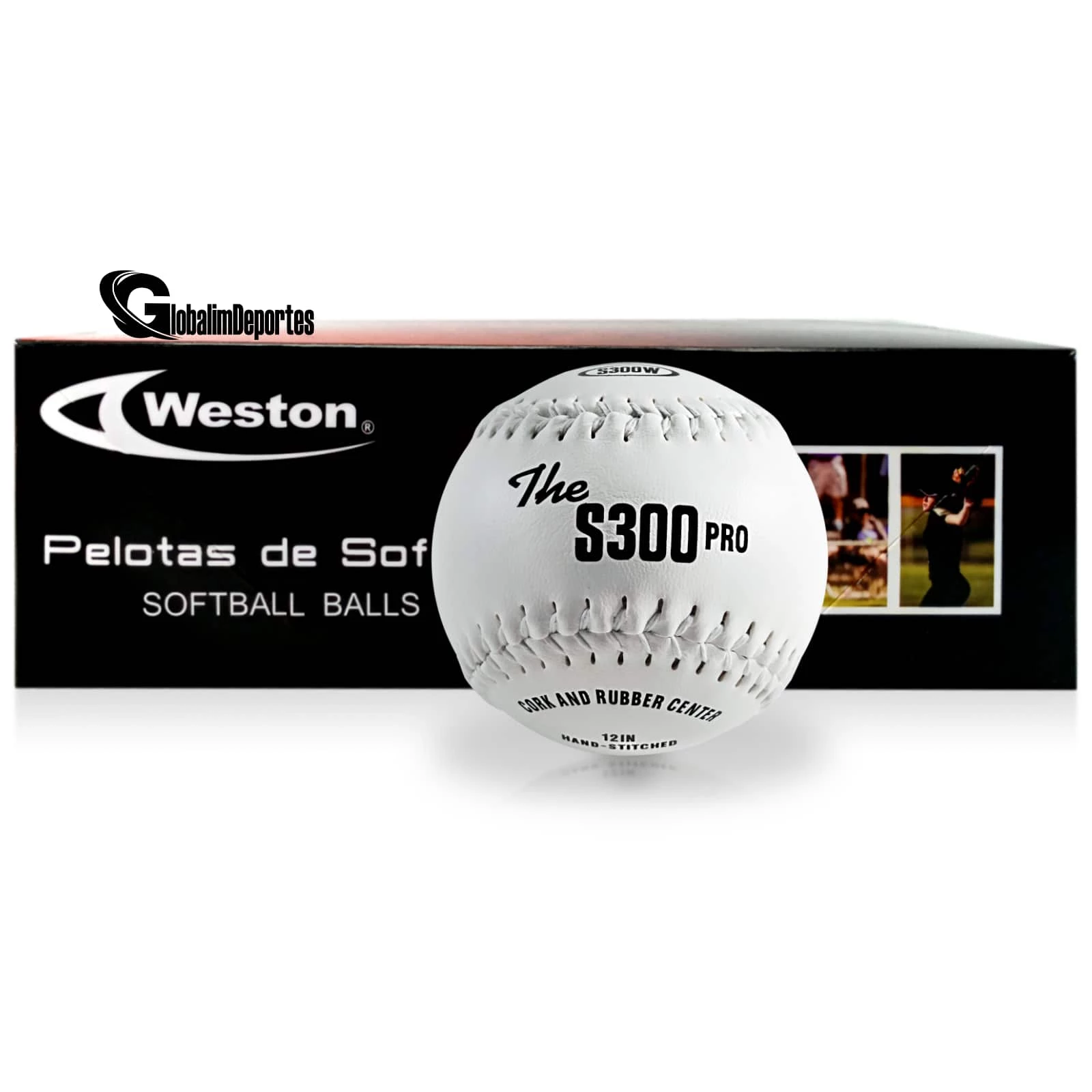 Weston S300W Softball 12 Inches White 6-Pack 7 Weston S300W Softball 12 Inches White 6-Pack - Image 5
