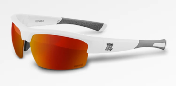 Marucci MV463 Youth Performance Sunglasses - Matte White 5 Marucci MV463 Youth Performance Sunglasses - Matte White - Image 3