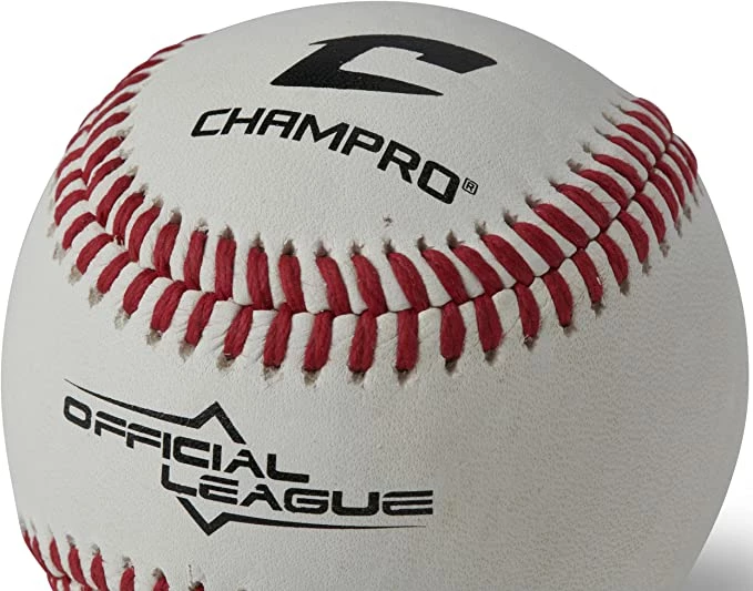 Champro Full Grain Leather Baseballs 6 Package 4 Champro Full Grain Leather Baseballs 6 Package - Image 2