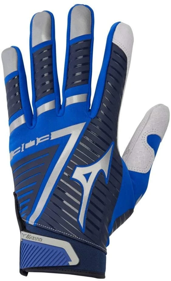 Mizuno B-303 Youth Baseball Batting Glove Blue Pair 4 Mizuno B-303 Youth Baseball Batting Glove Blue Pair - Image 2