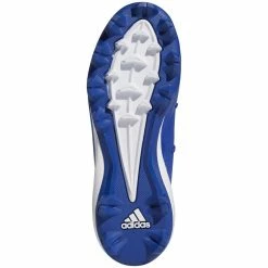 Adidas Boy’s Afterburner 8 Md Baseball Shoe Blue Size 13k -Cheap Bats Store adidas adizero afterburner 8 mid cleats youth baseball h00992 02
