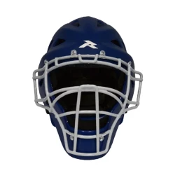 Runic Baseball Catcher’s Helmet Adjustable One Size Fits Most (Navy)