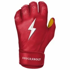 Bruce Bolt PREMIUM PRO Short Cuff Batting Gloves