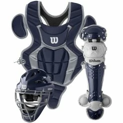 Wilson C200 YOUTH CATCHER'S GEAR KIT: WB57116 -Cheap Bats Store c200Navy