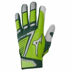 Mizuno B-303 Youth Baseball Batting Glove Green Pair