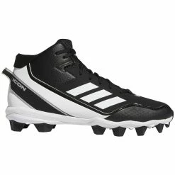 Adidas Icon7 Mid Menโs Baseball Cleats Black/White