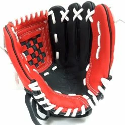 Tamanaco JP3 Youth Baseball Glove Mesh-Serie 10.5 Inches, Black/Red -Cheap Bats Store eee
