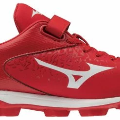 Mizuno Wave Select Nine JR Low Youth Molded Baseball Cleats Red -Cheap Bats Store f2255d83 0b8f 45a5 9a8b 71dff92195af