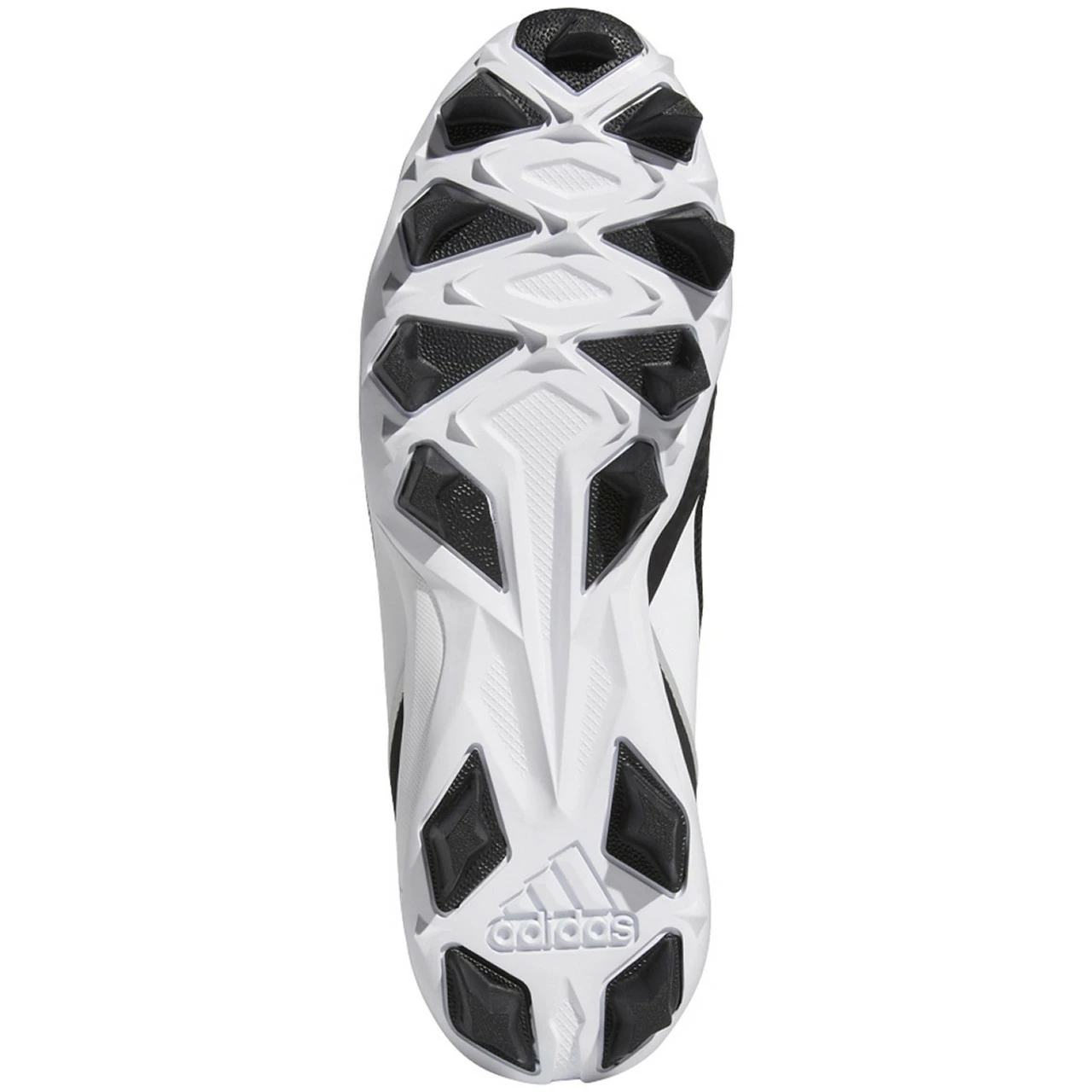 Adidas Icon7 Mid Men’s Baseball Cleats Black/White 5 Adidas Icon7 Mid Men’s Baseball Cleats Black/White - Image 3