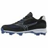 Mizuno Dominant TPU Molded Baseball Cleat Navy Size 6