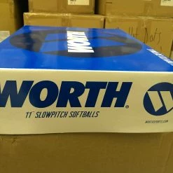 Baseline Sportss Worth Hot Dot 11 Inch Softball Champ Logo, SPN11HDSYCR (1 Dozen)