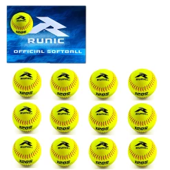 Runic 120S Softball 12 Inches Yellow 1 Dozen -Cheap Bats Store jjuuuu