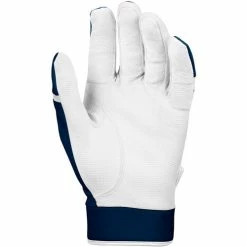 LOUISVILLE SLUGGER LOUSVILLE SLUGGER ADULT GENUINE BATTING GLOVE -Cheap Bats Store navy v 3 f