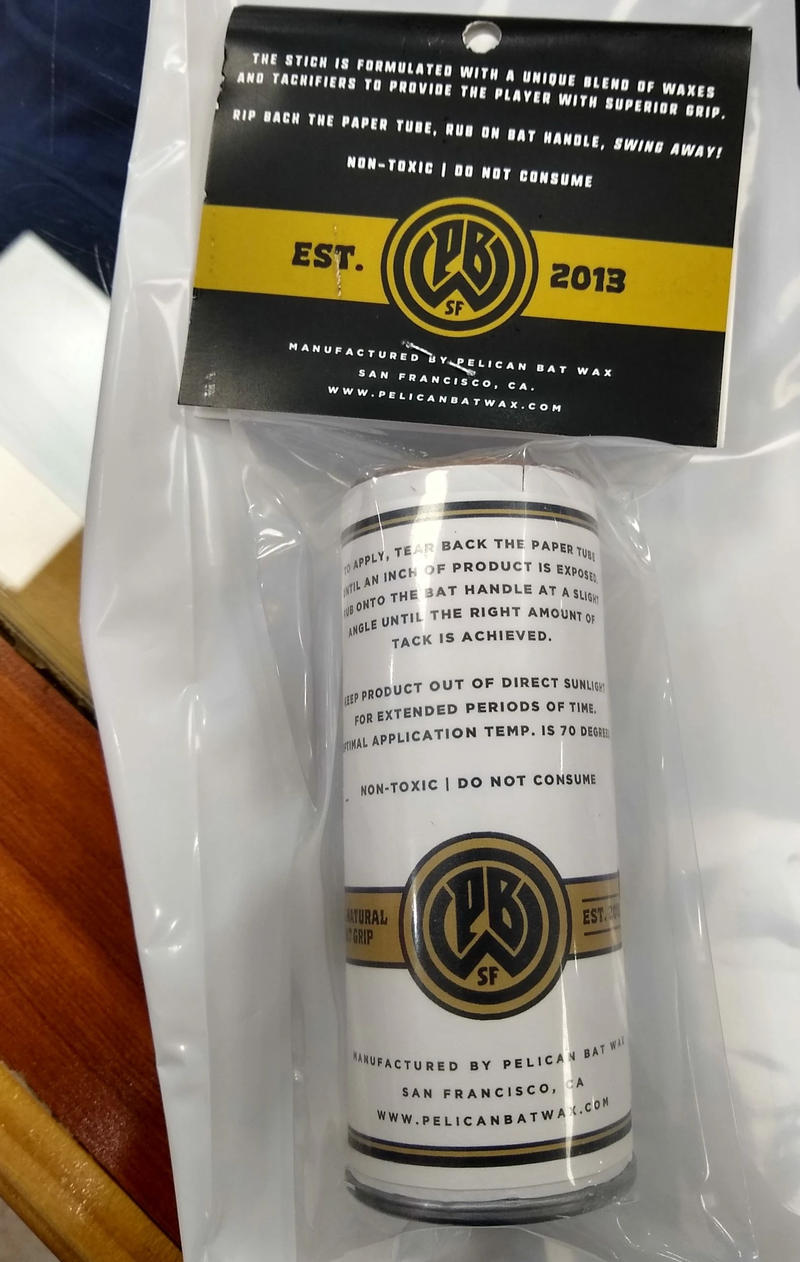 Pelican The Stick Bat Wax, Pine Tar 5 Pelican The Stick Bat Wax, Pine Tar - Image 3