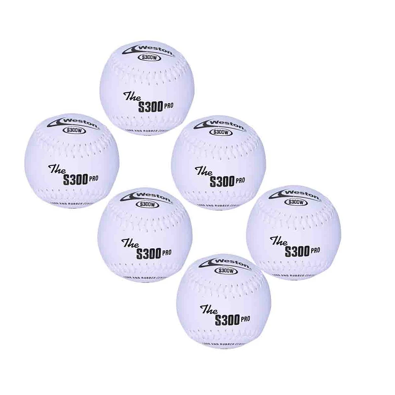 Weston S300W Softball 12 Inches White 6-Pack 4 Weston S300W Softball 12 Inches White 6-Pack - Image 2