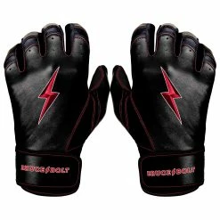 Bruce Bolt PREMIUM PRO TC42 Series Short Cuff Batting Gloves 11 Bruce Bolt PREMIUM PRO TC42 Series Short Cuff Batting Gloves -Cheap Bats Store premium pro tc42 series short cuff batting gloves black gloves brucebolt 408920