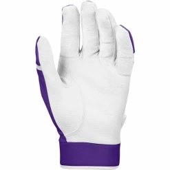 LOUISVILLE SLUGGER LOUSVILLE SLUGGER ADULT GENUINE BATTING GLOVE -Cheap Bats Store purple v 3 f
