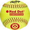 PX11RYLC RAWLINGS RED DOT 11" SOFTBALLS PER DOZ -Cheap Bats Store rawlings px11rylc rawlings red dot 11 softballs pe
