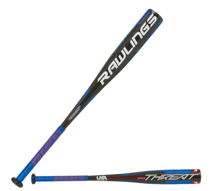 Rawlings 2022 Threat USA Baseball Bat (-12) 3 Rawlings 2022 Threat USA Baseball Bat (-12)