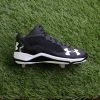 UNDERARMOUR IGNITE MID ST BLACK BASEBALL CLEATS -Cheap Bats Store underarmour underarmour ignite mid st black baseba
