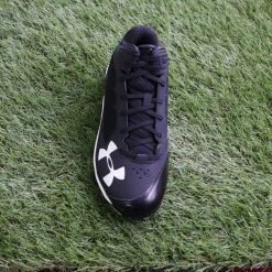 UNDERARMOUR IGNITE MID ST BLACK BASEBALL CLEATS -Cheap Bats Store underarmour underarmour ignite mid st black baseba 2