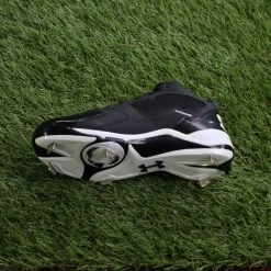 UNDERARMOUR IGNITE MID ST BLACK BASEBALL CLEATS -Cheap Bats Store underarmour underarmour ignite mid st black baseba 3